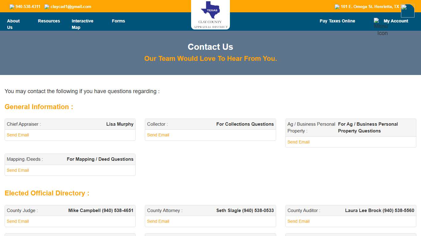 Clay County Appraisal District